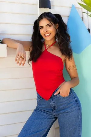Backless Halter Neck Top
