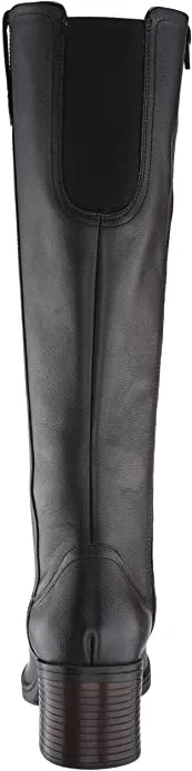 Clarks Collection Medium Calf Leather Boots - Hollis Moon! Black, Sz 7.5! Retails $220 
