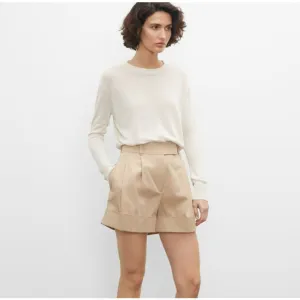 Club Monaco Belted Cuffed Chino Shorts in Khaki Size 14 NEW WITH TAGS