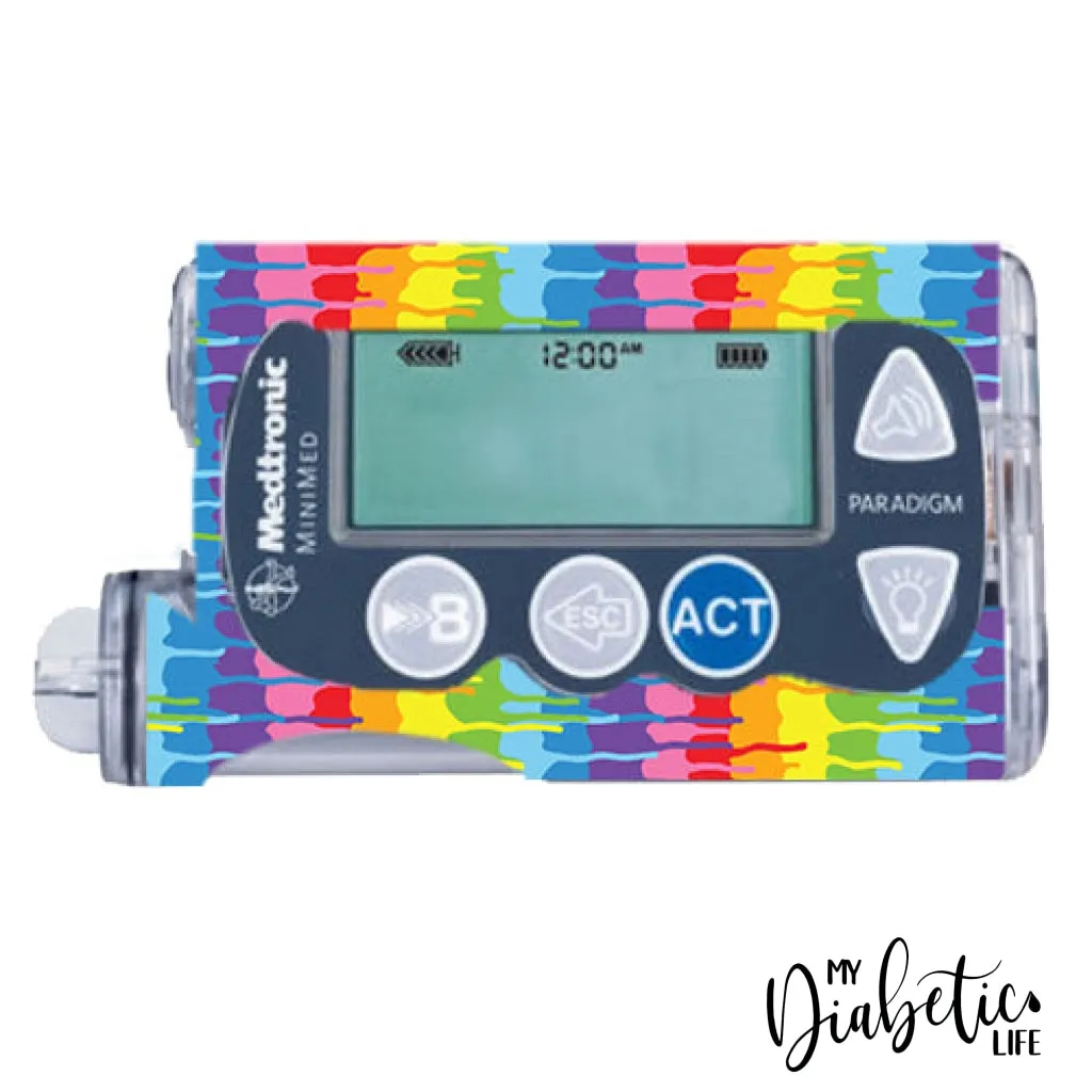 Colour Run - Medtronic Paradigm Series 7 Sticker