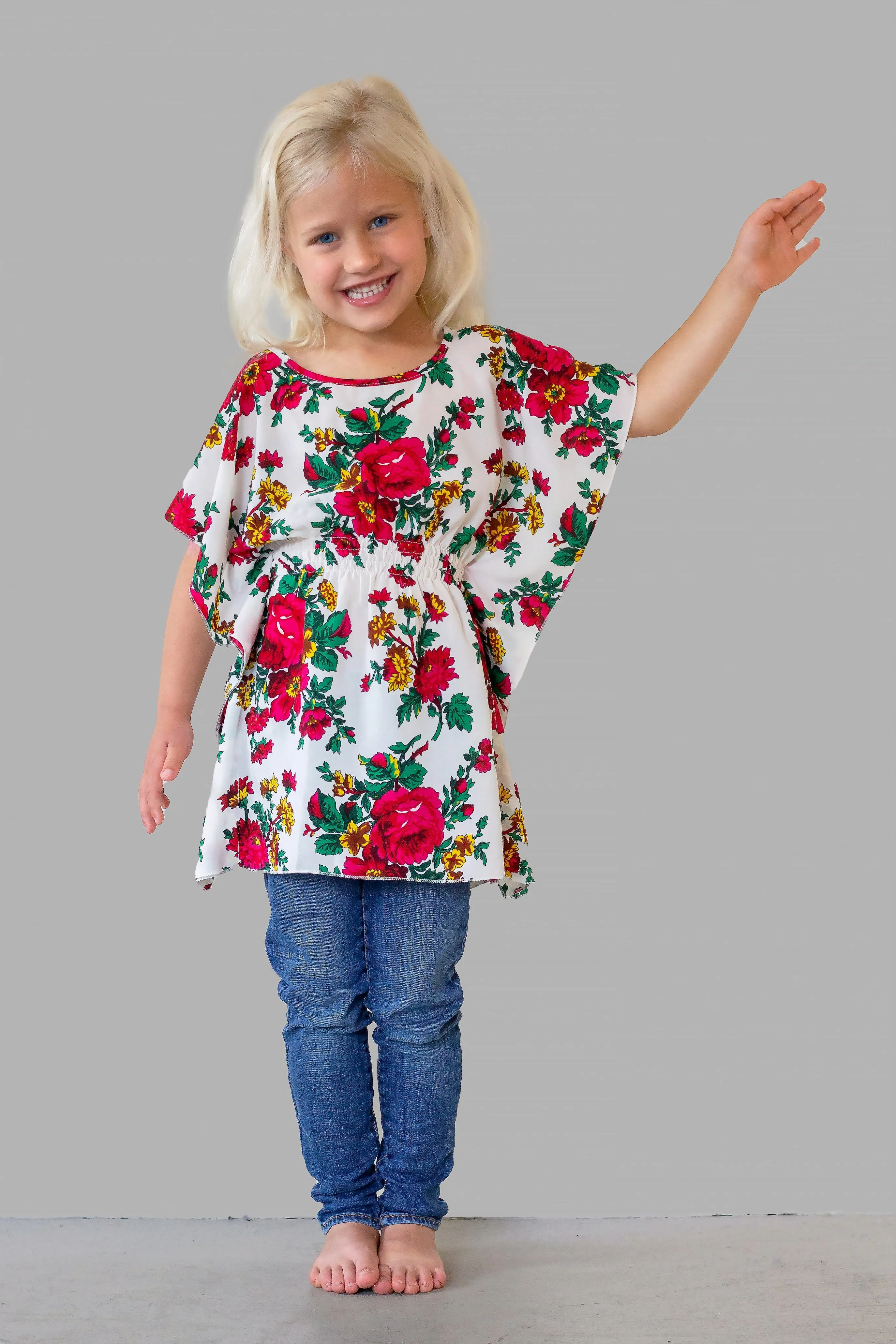 Eliza Girl's White Tunic