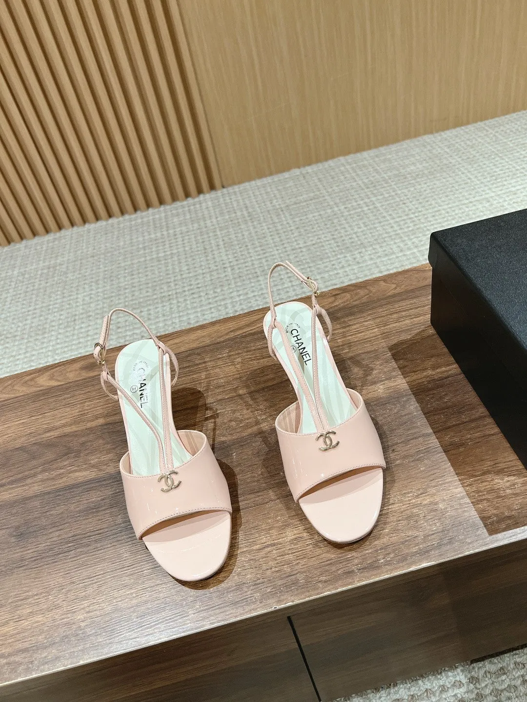 high heel 70 sandals pink white patent calfskin