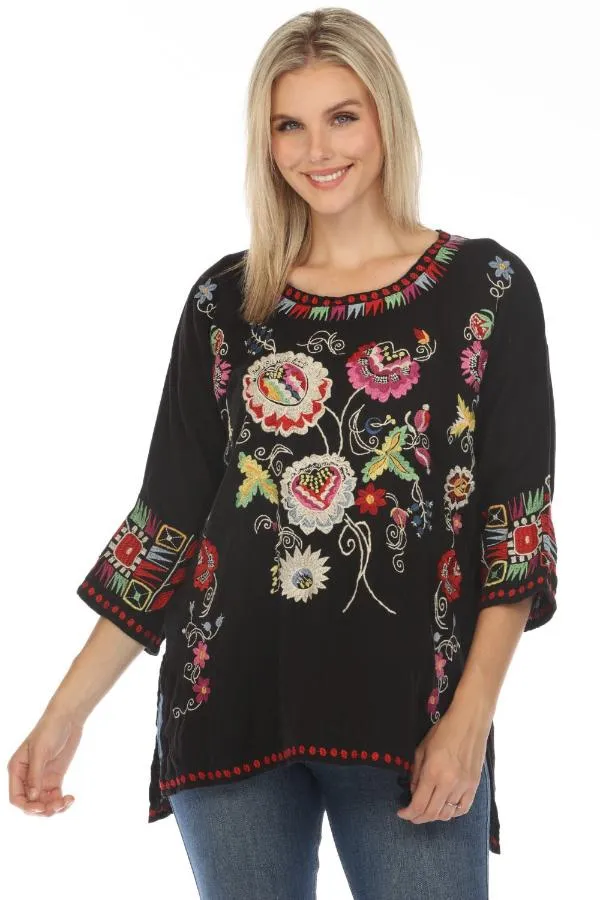 Johnny Was Biya Spring Willow Blouse B13524B3 Boho Chic *