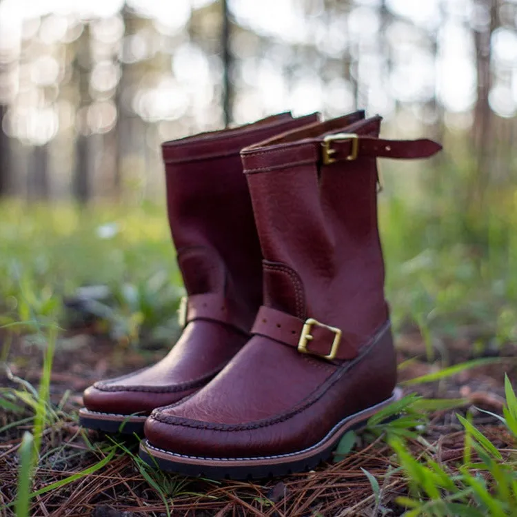 Kevin's and Gokey USA Bison Zip-Back Boot w/ Calf Gusset