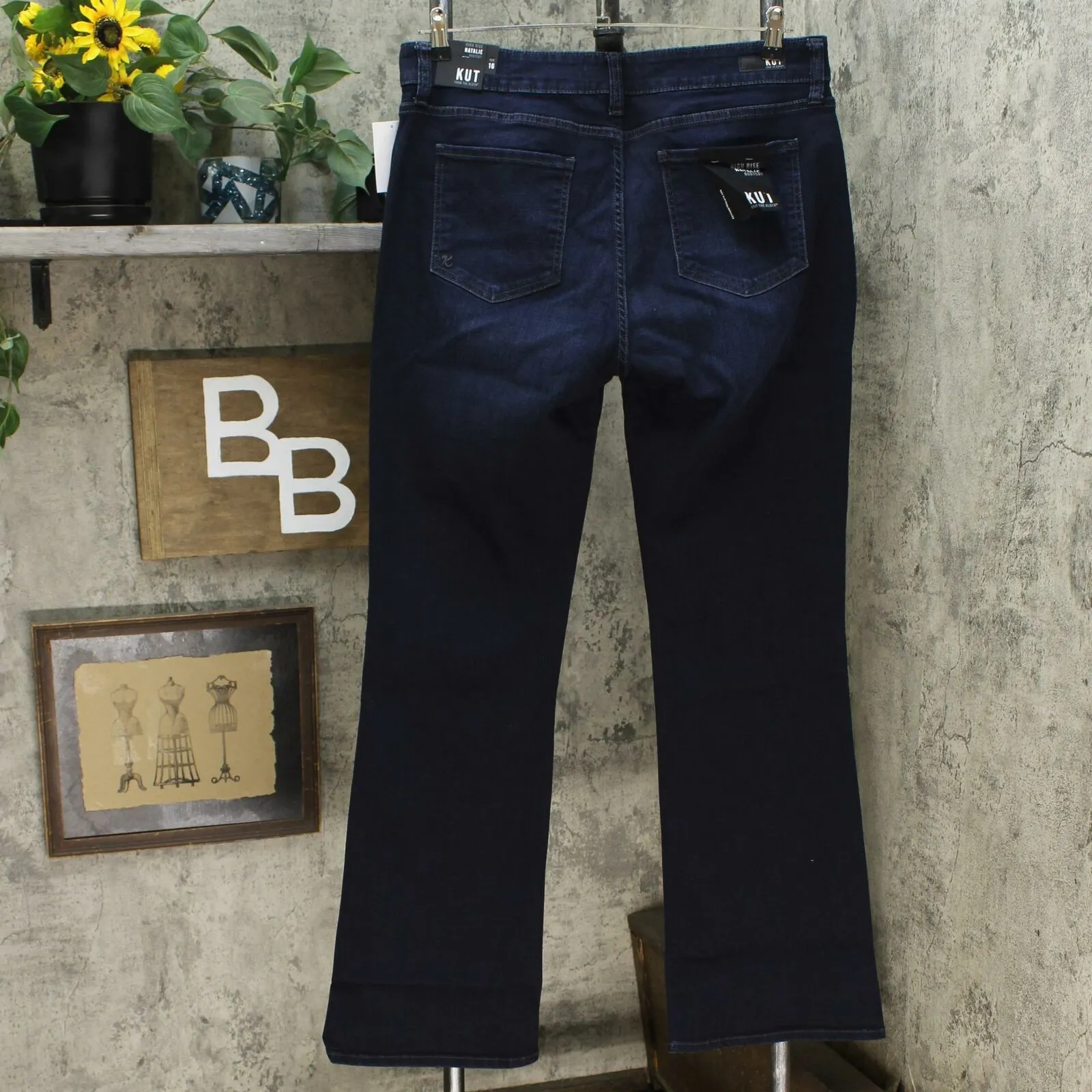 KUT from the Kloth Women's Natalie High Rise Bootcut Jeans
