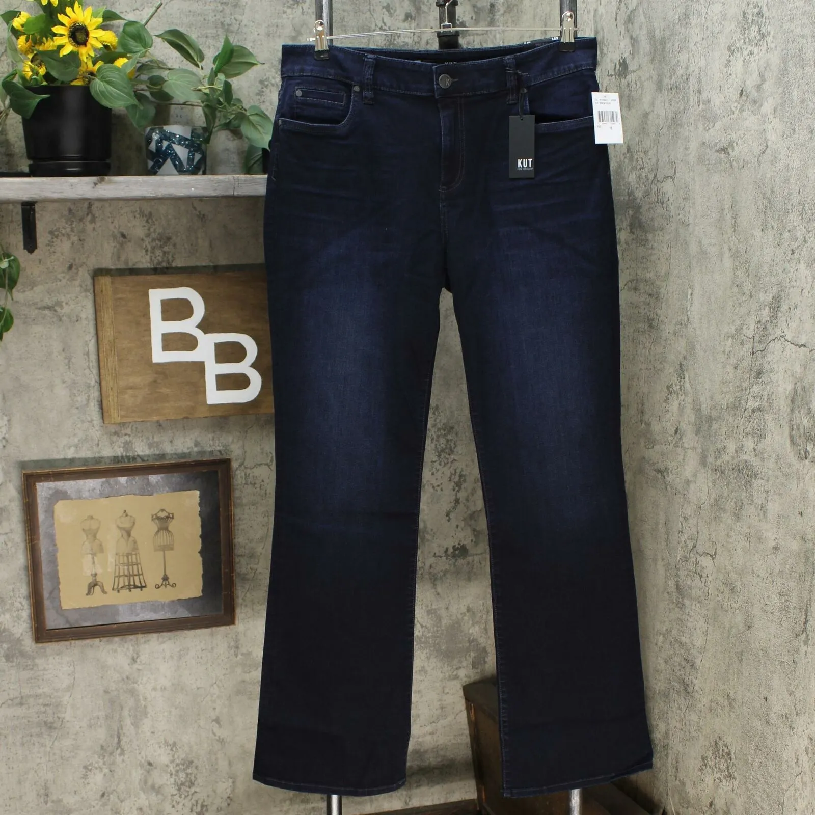KUT from the Kloth Women's Natalie High Rise Bootcut Jeans