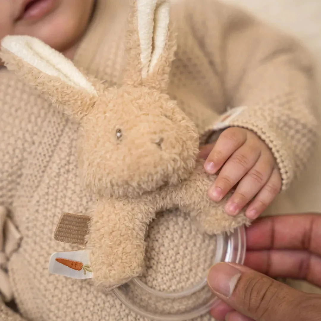 Little Dutch Ring Rattle - Baby Bunny