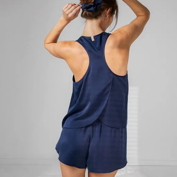 Lunya Washable Silk Tulip Back Shorts