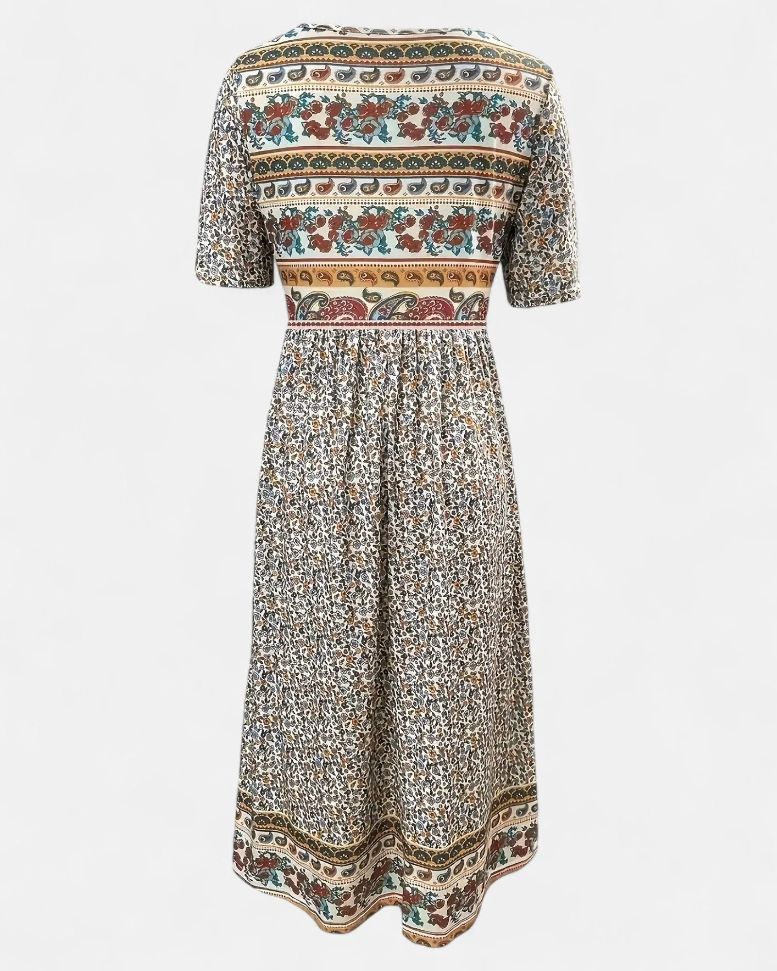 Mabel – Effortlessly Chic Boho Paisley Dress