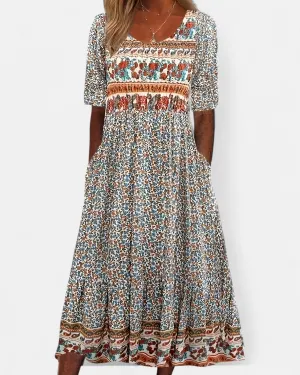 Mabel – Effortlessly Chic Boho Paisley Dress
