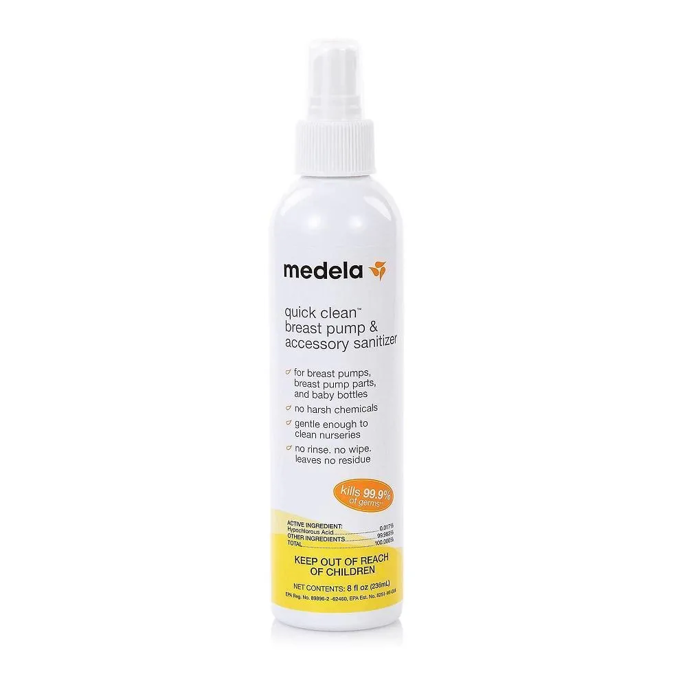 Medela Quick Clean Breast Pump & Accessory Sanitizer Spray