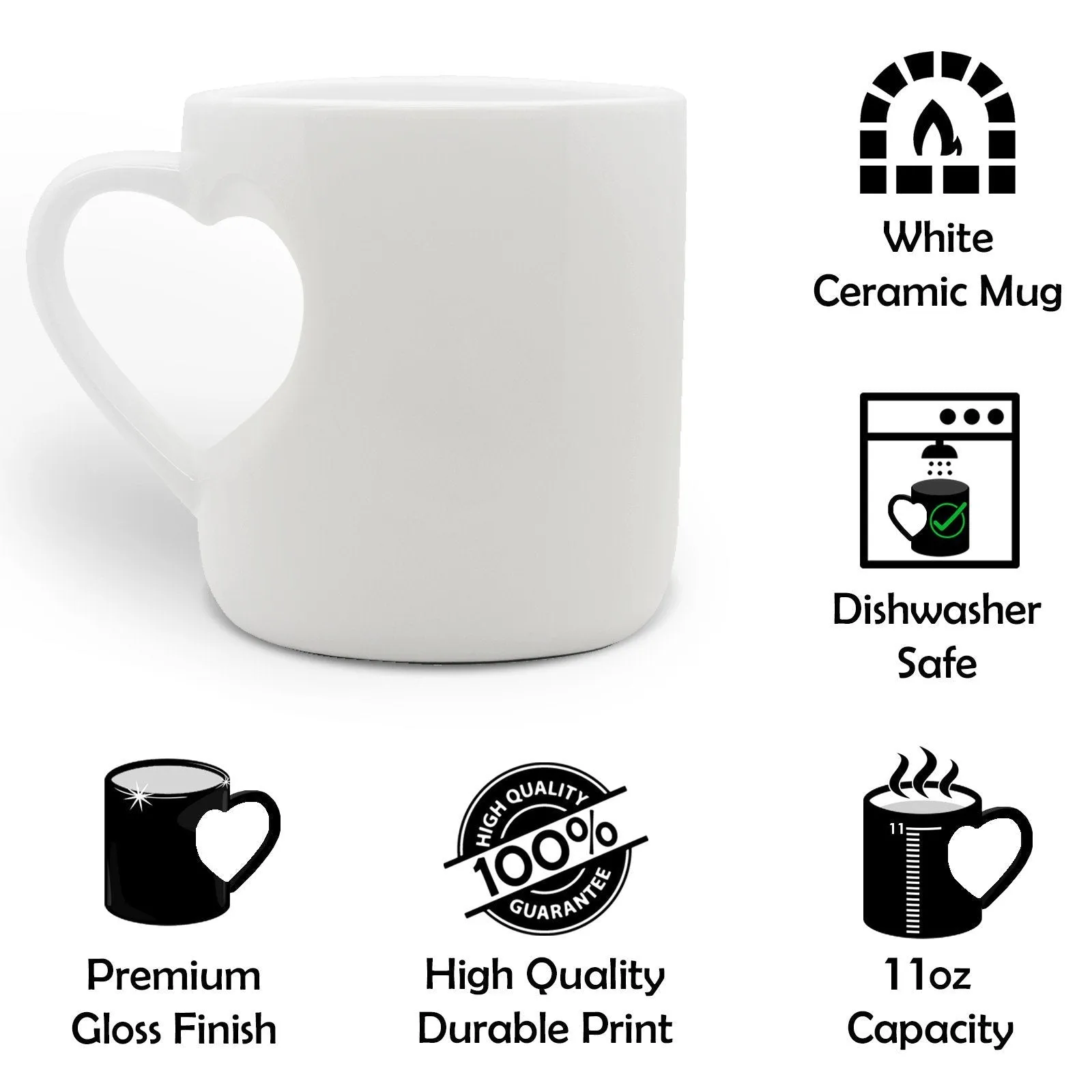 Personalised Mug with Stylish Text and Leafy Cow & Blue Wellies
