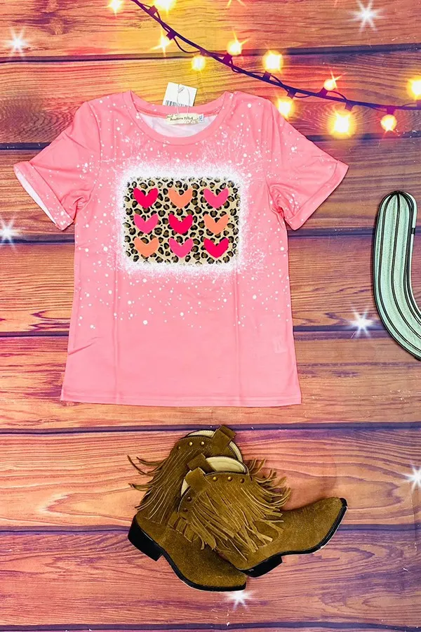 "Hearts" Kids Top