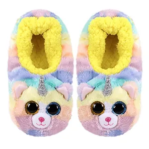 Ty Fashion Slippers Heather Cat - Size 32-34